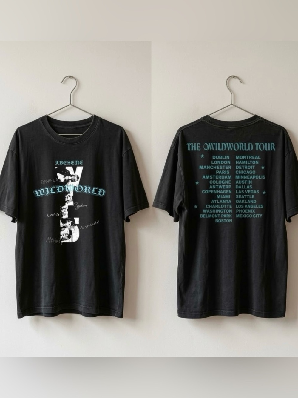 Katseye The Wild world Tour 2026 Girl Group Graphic T-shirt - Reprint Gildan Tee